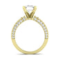 Daphne Emerald Diamond Bridal Set (Lab Grown Igi Cert) yellowgold