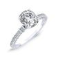 Daphne Cushion Diamond Bridal Set (Lab Grown Igi Cert) whitegold