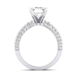 Daphne Emerald Diamond Bridal Set (Lab Grown Igi Cert) whitegold