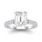 Daphne Emerald Diamond Bridal Set (Lab Grown Igi Cert) whitegold