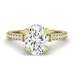 Daphne Oval Diamond Bridal Set (Lab Grown Igi Cert) yellowgold