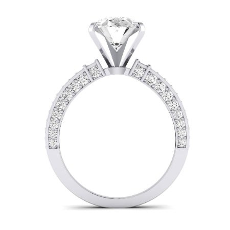 Daphne Oval Diamond Bridal Set (Lab Grown Igi Cert) whitegold