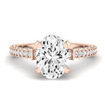 Daphne Oval Diamond Bridal Set (Lab Grown Igi Cert) rosegold