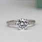 Daphne Round Diamond Engagement Ring (Lab Grown Igi Cert) whitegold