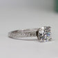 Daphne Round Diamond Engagement Ring (Lab Grown Igi Cert) whitegold