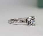 Daphne Round Diamond Engagement Ring (Lab Grown Igi Cert) whitegold