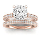 Daphne Diamond Matching Band Only (does Not Include Engagement Ring)  For Ring With Cushion Center rosegold