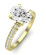 Daphne Oval Diamond Engagement Ring (Lab Grown Igi Cert) yellowgold