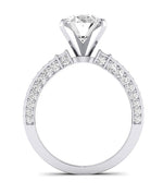 Daphne Oval Diamond Engagement Ring (Lab Grown Igi Cert) whitegold