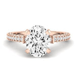 Daphne Oval Diamond Bridal Set (Lab Grown Igi Cert) rosegold