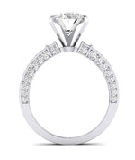 Daphne Oval Diamond Engagement Ring (Lab Grown Igi Cert) whitegold