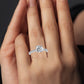 Daphne Round Diamond Engagement Ring (Lab Grown Igi Cert) whitegold