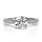 Daphne Round Diamond Engagement Ring (Lab Grown Igi Cert) whitegold