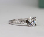Daphne Round Diamond Engagement Ring (Lab Grown Igi Cert) whitegold