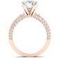 Daphne Oval Diamond Engagement Ring (Lab Grown Igi Cert) rosegold