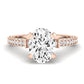 Daphne Oval Diamond Engagement Ring (Lab Grown Igi Cert) rosegold