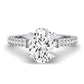 Daphne Oval Diamond Engagement Ring (Lab Grown Igi Cert) whitegold