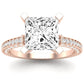 Daphne - GIA Natural Princess Diamond Engagement Ring