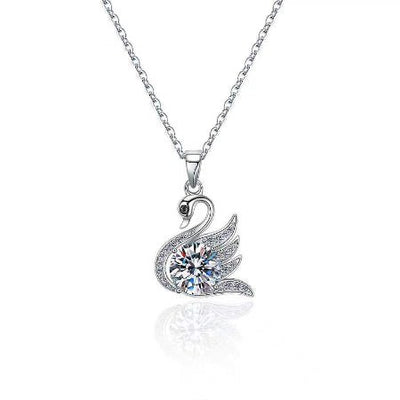 Davina Moissanite Necklace whitegold