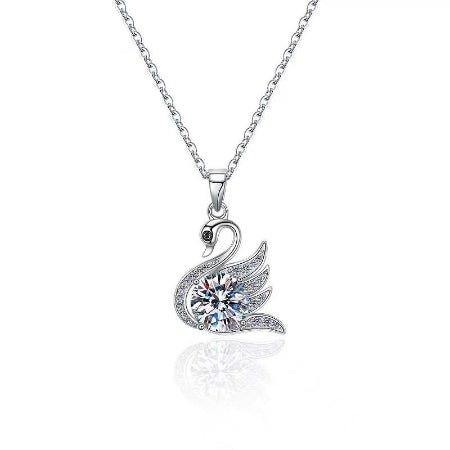 Davina Moissanite Necklace whitegold