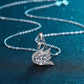 Davina Moissanite Necklace whitegold