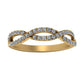 Derowen Infinity Trendy Diamond Wedding Ring yellowgold