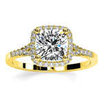 desert rose cushion yellowgold