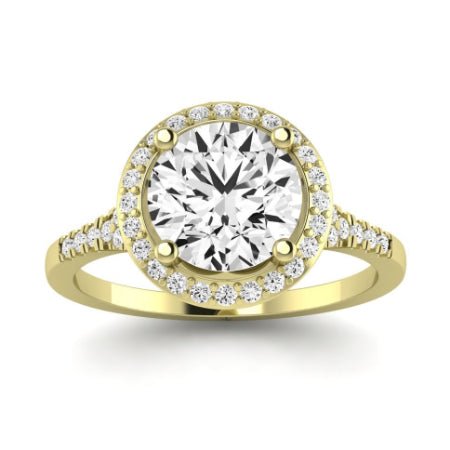 Desert Rose Diamond Matching Band Only (engagement Ring Not Included) For Ring With Round Center yellowgold