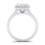 Desert Rose Emerald Diamond Bridal Set (Lab Grown Igi Cert) whitegold