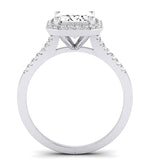 Desert Rose - 0.85ct Emerald Diamond Engagement Ring (Lab Grown Igi Cert) whitegold