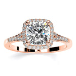 desert rose cushion rosegold