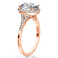 desert rose oval rosegold