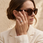 Desert Rose - GIA Natural Oval Diamond Engagement Ring