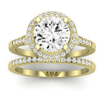 Desert Rose Diamond Matching Band Only (engagement Ring Not Included) For Ring With Round Center yellowgold