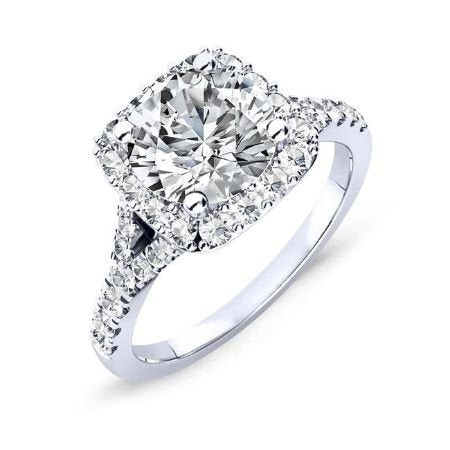 Desert Rose Round Diamond Bridal Set (Lab Grown Igi Cert) whitegold