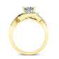 Dianella Cushion Diamond Bridal Set (Lab Grown Igi Cert) yellowgold