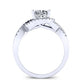 Dianella Cushion Diamond Bridal Set (Lab Grown Igi Cert) whitegold