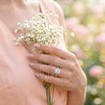 Dianella - GIA Natural Emerald Diamond Engagement Ring