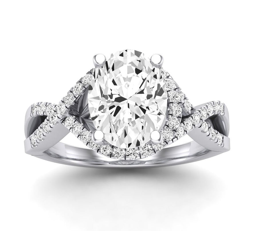 2.00 ct - Dianella - GIA Natural Oval Diamond Engagement Ring