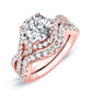 Dianella Round Diamond Bridal Set (Lab Grown Igi Cert) rosegold