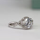 Dianella Round Diamond Engagement Ring (Lab Grown Igi Cert) whitegold