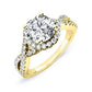 Dianella Round Diamond Engagement Ring (Lab Grown Igi Cert) yellowgold