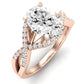 Dianella Oval Diamond Engagement Ring (Lab Grown Igi Cert) rosegold