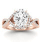 Dianella Oval Diamond Engagement Ring (Lab Grown Igi Cert) rosegold