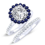 Dicentra Diamond Matching Band Only (engagement Ring Not Included) For Ring With Cushion Center whitegold