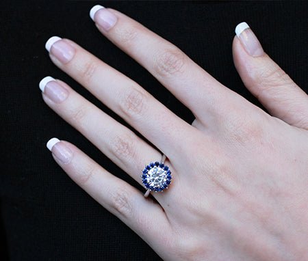 Dicentra Moissanite Matching Band Only (engagement Ring Not Included) For Ring With Round Center whitegold