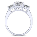 Dietes Cushion Diamond Bridal Set (Lab Grown Igi Cert) whitegold
