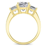 Dietes Cushion Diamond Bridal Set (Lab Grown Igi Cert) yellowgold
