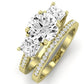 Dietes Diamond Matching Band Only (does Not Include Engagement Ring) For Ring With Round Center yellowgold