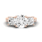 Dietes Diamond Matching Band Only (does Not Include Engagement Ring) For Ring With Round Center rosegold